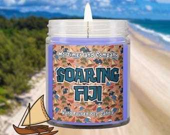 Soaring Fiji Disney Inspired Scented Candle | Soarin Around the World | Tropical Fiji Fragrance | EPCOT Gift | California Adventure Candle
