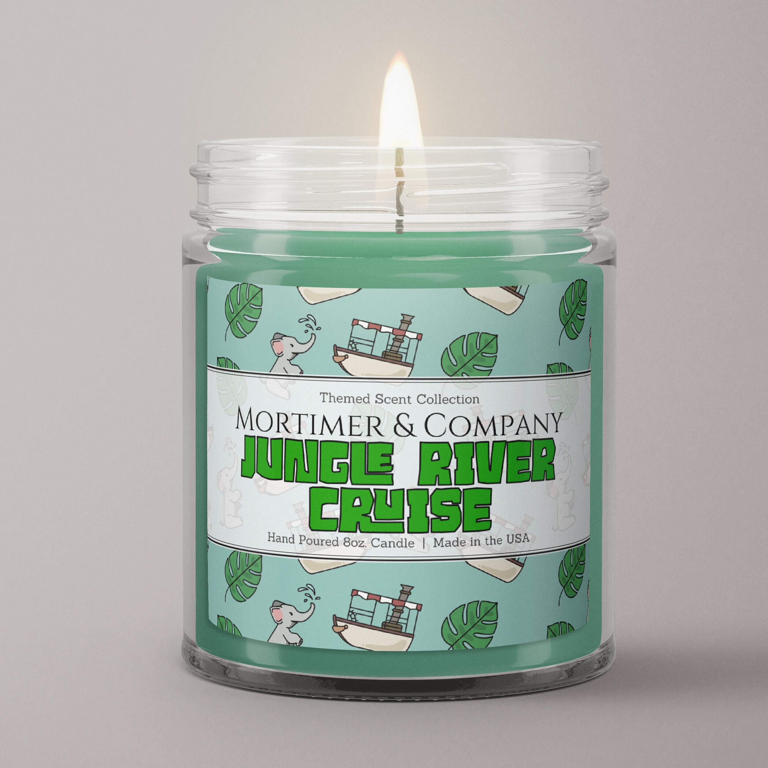 JUNGLE RIVER CRUISE Disney Candle Disneyland Adventureland - Etsy