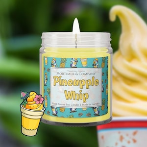 Pineapple Whip Disney Candle | Disney Dole Whip Inspired Home Fragrance