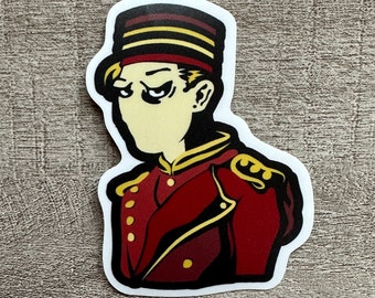 TOWER BELLHOP Vinyl Laptop Aufkleber | Tower of Terror inspirierter Disney Aufkleber | Wasserflaschenaufkleber | Notebook-Aufkleber | Handyaufkleber