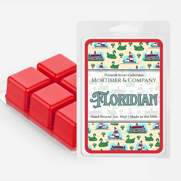 FLORIDIAN | Shiny Disney Wax Melts | Disney World Grand Floridian Resort Inspired | Disney Home Decor | Disney Scent | Disney Gift