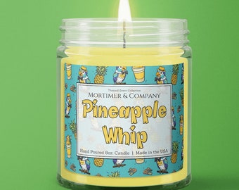 PINEAPPLE WHIP | Disney Candle | Tiki Room Dole Whip Float Disney Snacks Inspired | Disney Home Decor | Disney Scent | Disney Gift