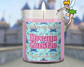 Dream Castle Disney Inspired Scented Candle | Disney Princess Castle Gift | Fairytale Home Decor | Magic Kingdom Candle | Theme Park Gift