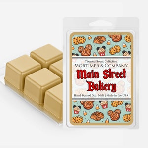 MAIN ST. BAKERY | Shiny Disney Wax Melts | Main Street Bakery Disney Snacks Inspired | Disney Home Decor | Disney Scent | Disney Gift