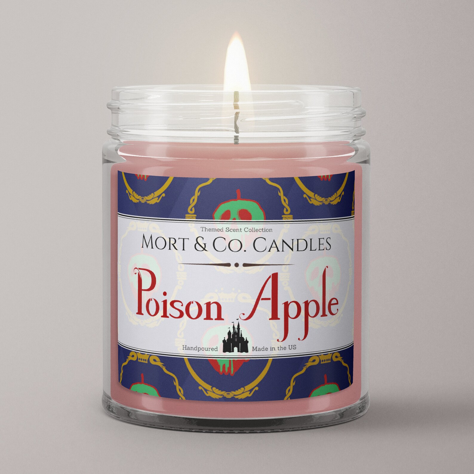 POISON APPLE Scented Candle Disney Inspired Disney Candle Etsy