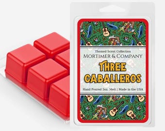 Los Tres Caballeros / Pastillas de cera aromáticas de soja inspiradas en el Pato Donald de Disney