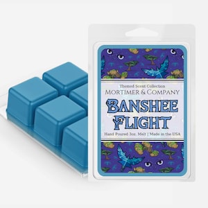 BANSHEE FLIGHT Disney Inspired Wax Melt | Flight of Passage Scent | Bergamot Rain Water Fruit  Pandora Woods Fragrance | Disney Gift Soy Wax