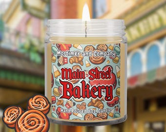 Main Street Bakery Disney Candle | Theme Park Bakery Inspired Home Fragrance