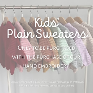 Kid&#39;s Oversized Knit Sweater, Chunky Knit Sweater, Embroidered Baby Sweater, Coming Home Outfit, Pregnancy Announcement, Baby Shower Gift