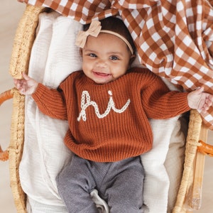 Pull en tricot surdimensionné pour bébés et tout-petits, pulls pour enfants, vêtements d'automne pour enfants, pulls pour bébés, tricots pour bébés, vêtements pour bébés image 8