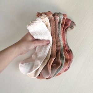 Knee Socks, Hand Dyed Socks, Baby Socks, Fashion Socks, Family Photos, Ruffle Knee Socks