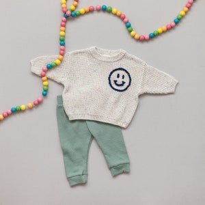 Pull en tricot surdimensionné pour bébés et tout-petits, pulls pour enfants, vêtements d'automne pour enfants, pulls pour bébés, tricots pour bébés, vêtements pour bébés image 7