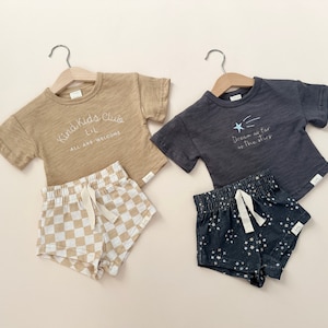 Kids Lounge Set, Embroidered Kids Outfits, Baby Outfits, Kids Outfits, Baby Clothes, Boy Clothes, Kids Clothes, Lounge Set