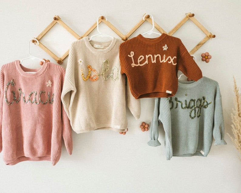 Pull en tricot surdimensionné pour bébés et tout-petits, pulls pour enfants, vêtements d'automne pour enfants, pulls pour bébés, tricots pour bébés, vêtements pour bébés image 9