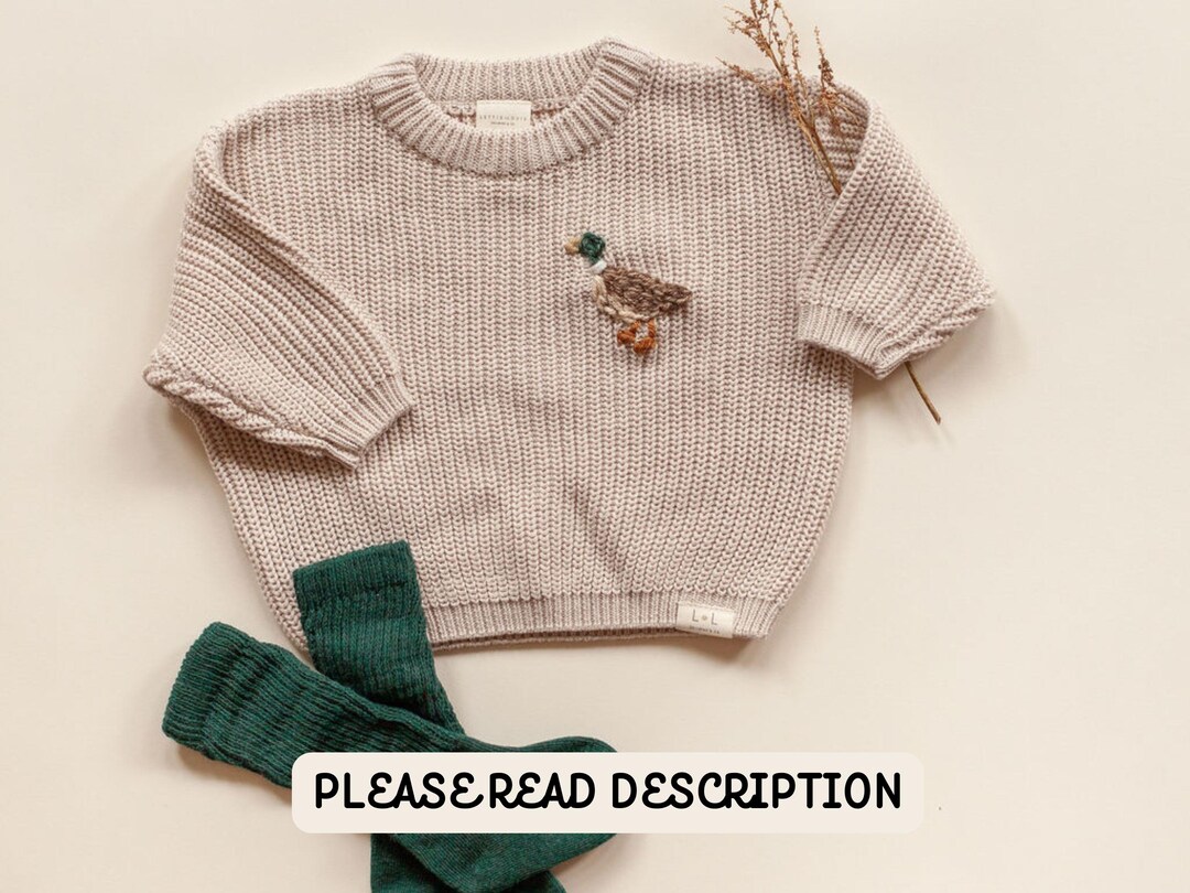 Sudadera Sueter De Payton Custom Duck Embroidered Sweater