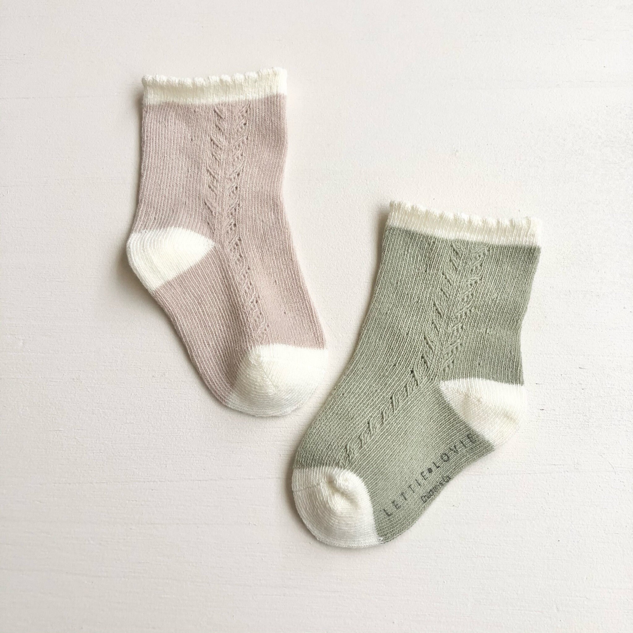 Pointelle Sweater Socks | Etsy