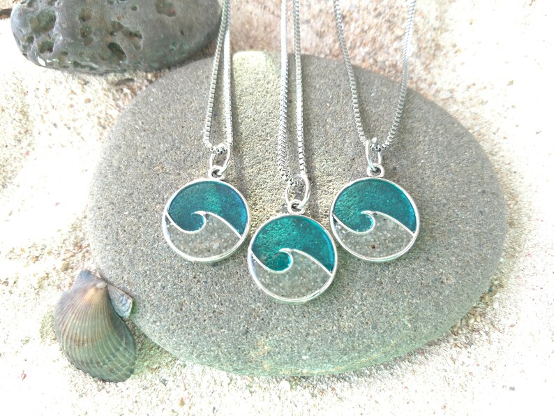 Your Sand Custom Beach Sand Necklace Wanderlust Jewelry Etsy