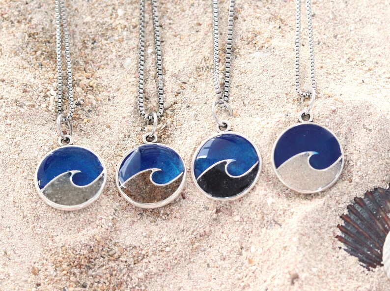 Jamaica Gift Custom Beach Sand Necklace Jamaica Honeymoon Etsy