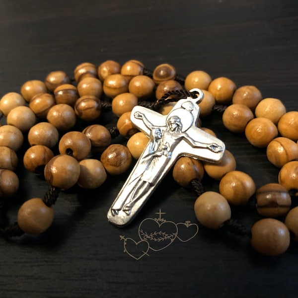 Olive Wood Rosary Beads