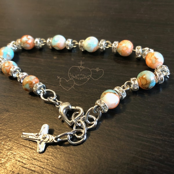 Cursillo 517 Rosary Bracelet