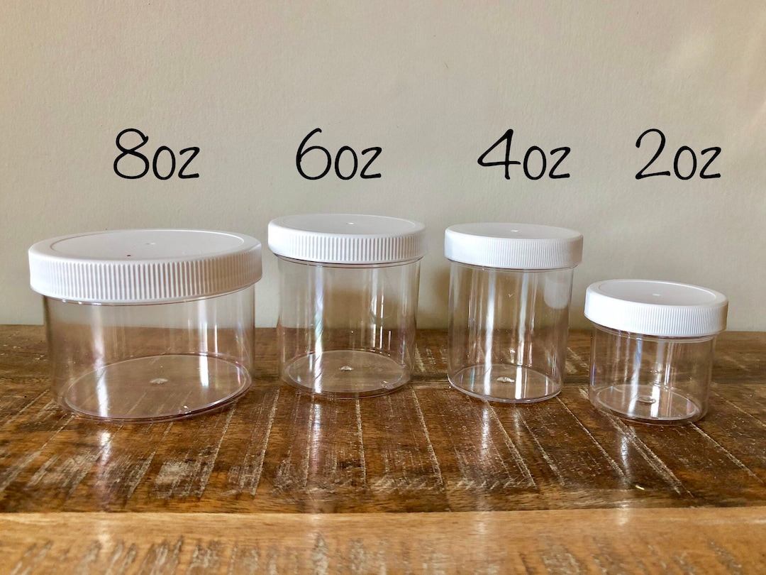 Slime Containersslime Jarplastic Container for Slimescrew on
