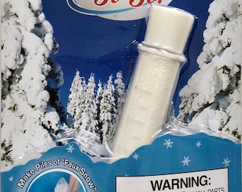 Instant Snow-6 tsp-Makes 3 Cups-Artificial Snow-Slime Supplies-Snow Slime-Faux Snow-Insta Snow-Snow To Go-Instant Snow Powder-Slime-Slime