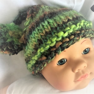 Pixie Patootie - Easy Knit Pattern, Preemie to 3 years, 5 sizes - Instant Download - PDF Digital