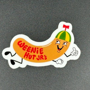 Pegatina de Weenie Hut Jr.