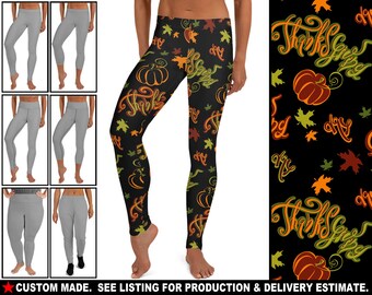 plus size thanksgiving leggings