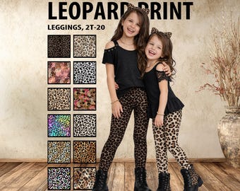 Kids Leopard Print Leggings #1 – Big Cat Pattern for Animal Lovers