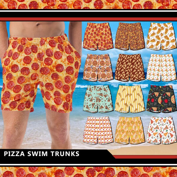 Pizza Swim Suit Etsy