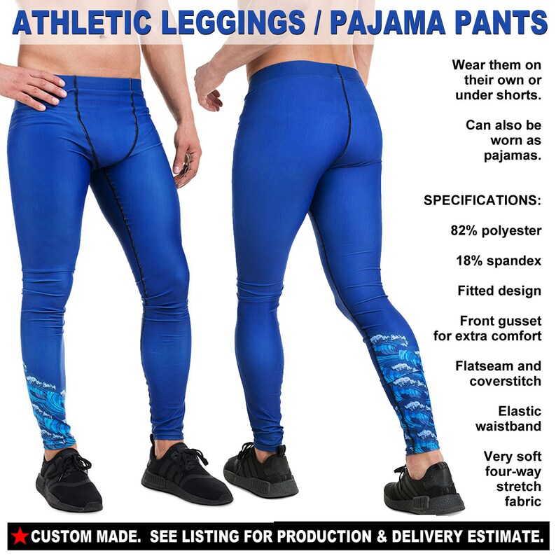 THANKSGIVING 4a - See Estimated Delivery Happy Turkey Day Autumn Fall Pumpkin Party gift Mens Athletic Leggings Pajama Pants Joggers