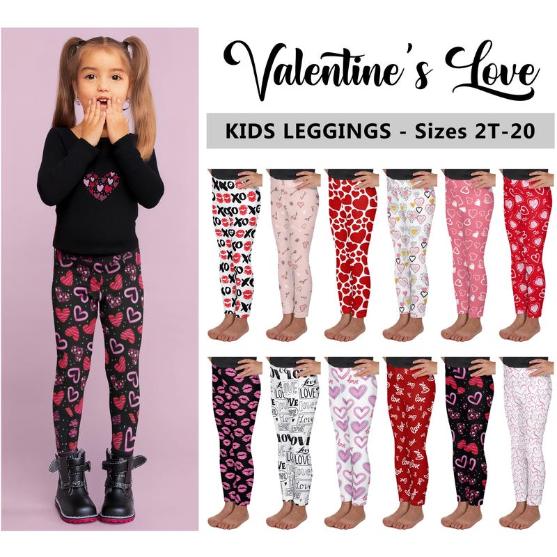 Babyhug Interlock Knit  Bootie Leggings with Heart & Floral Print Pack of 3 - Multicolour main image 0