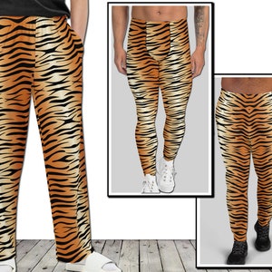 Animal Print Leggings for Girls, Tiger Stripe Leggings for Girls