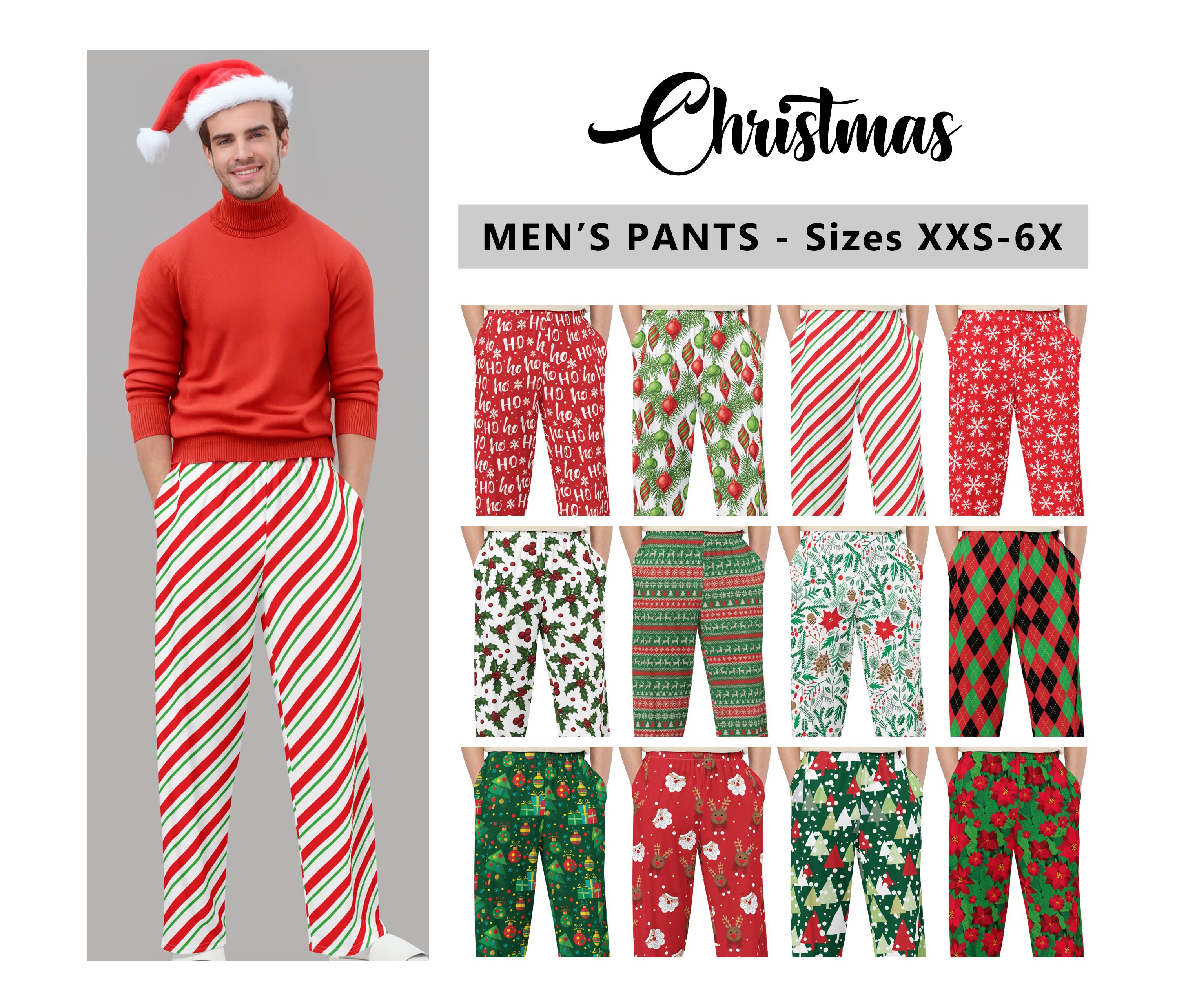 Mens christmas trousers deals
