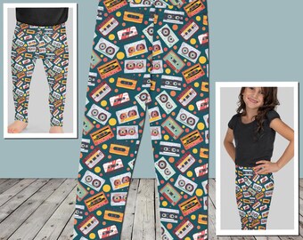 Cassette Leggings | Etsy