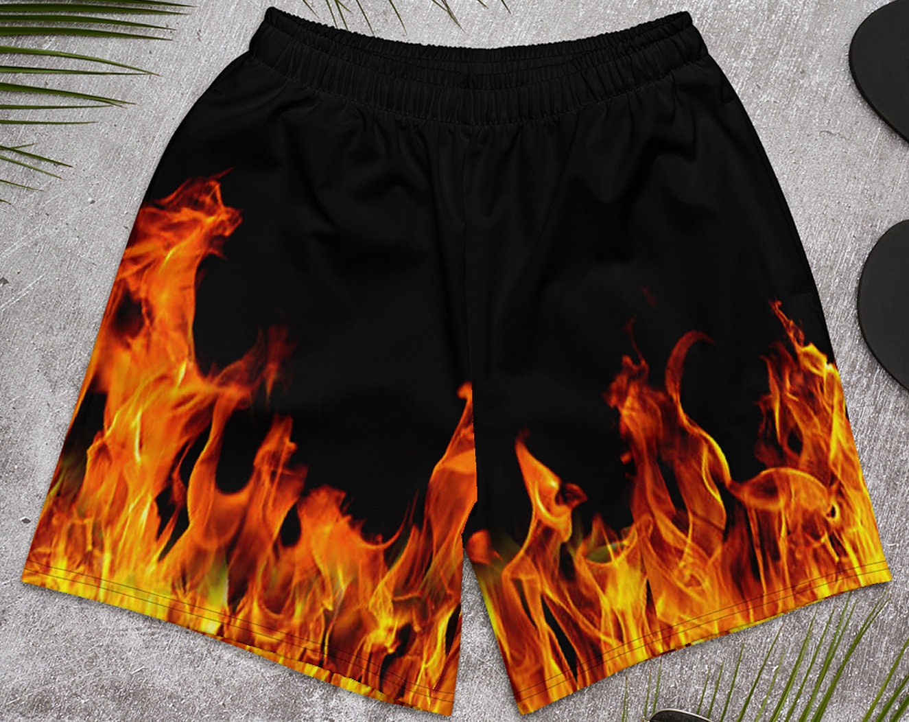 Flame Shorts Men - Etsy