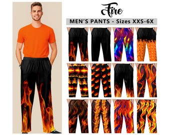 Flame Print Vintage 90s Addiction Lounge Pants - Etsy