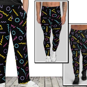 Picasso Leggings, Yoga Pants, Colorful Leggings, Hippie Clothing
