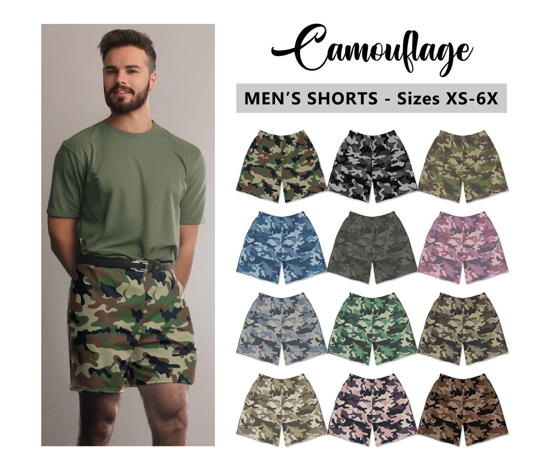 Snow Camo - Sustainably Made Men's Short