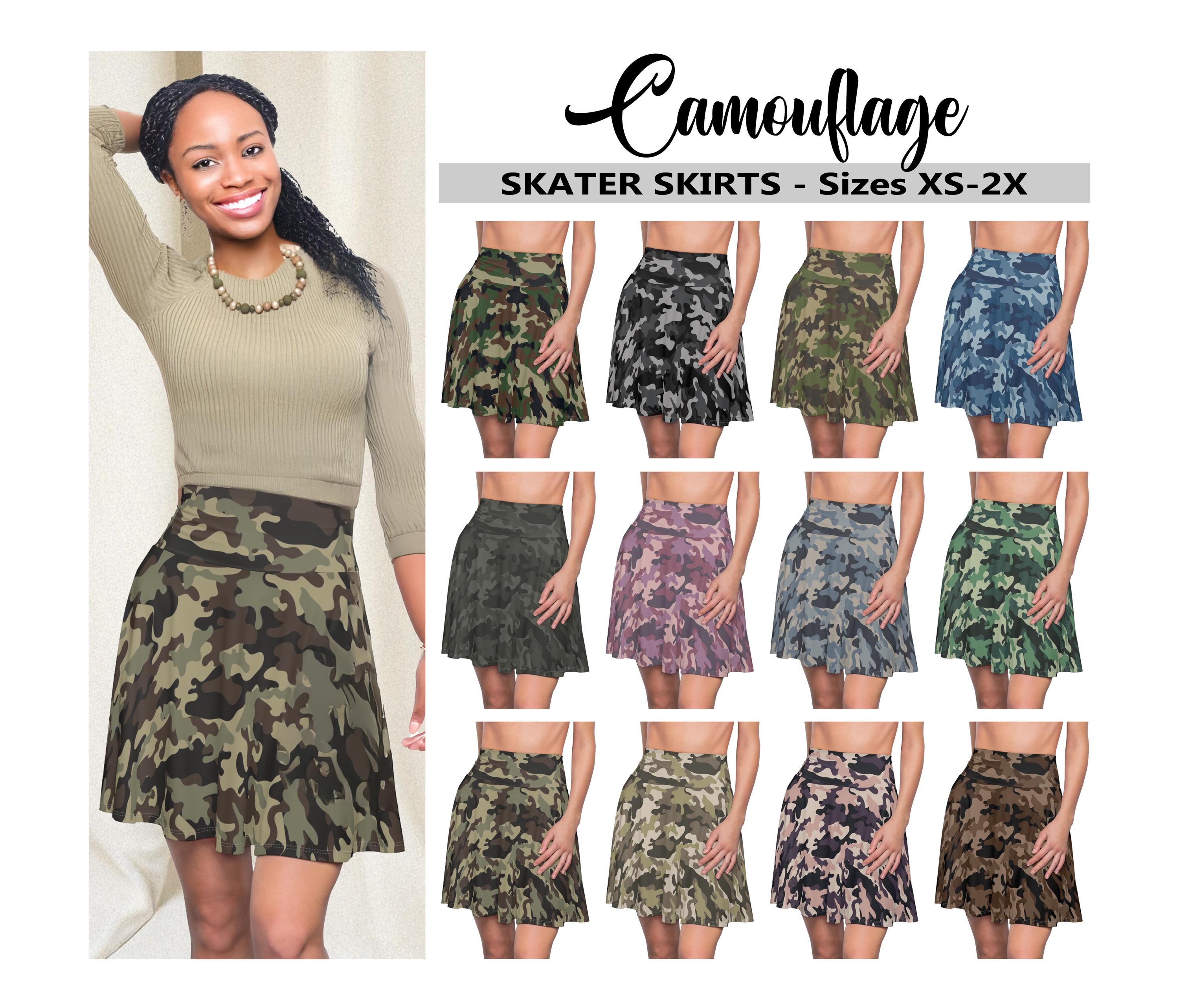 Desert Camo Skirt Etsy