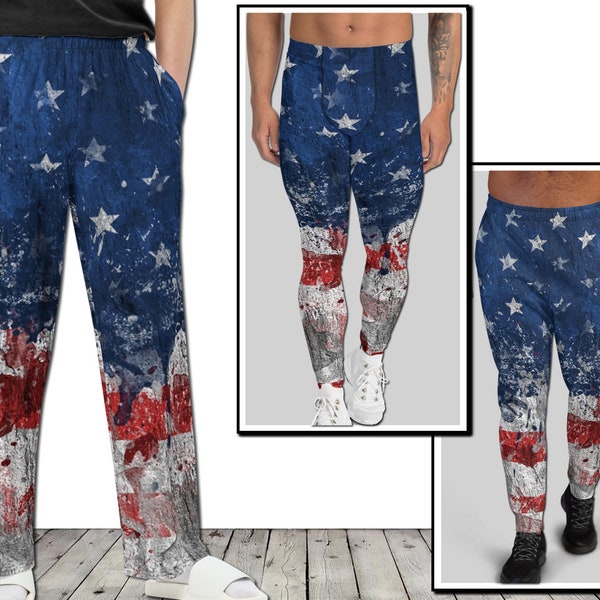 American Flag Pants Etsy