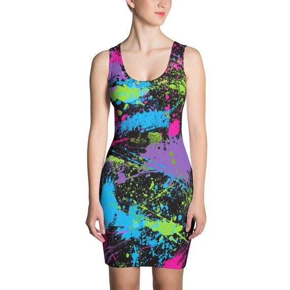 Paint Splatter Dress