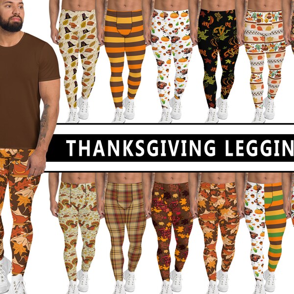 Girls Thanksgiving Pumpkin Leggings | Kids Yoga Pants & Tights – MomMe