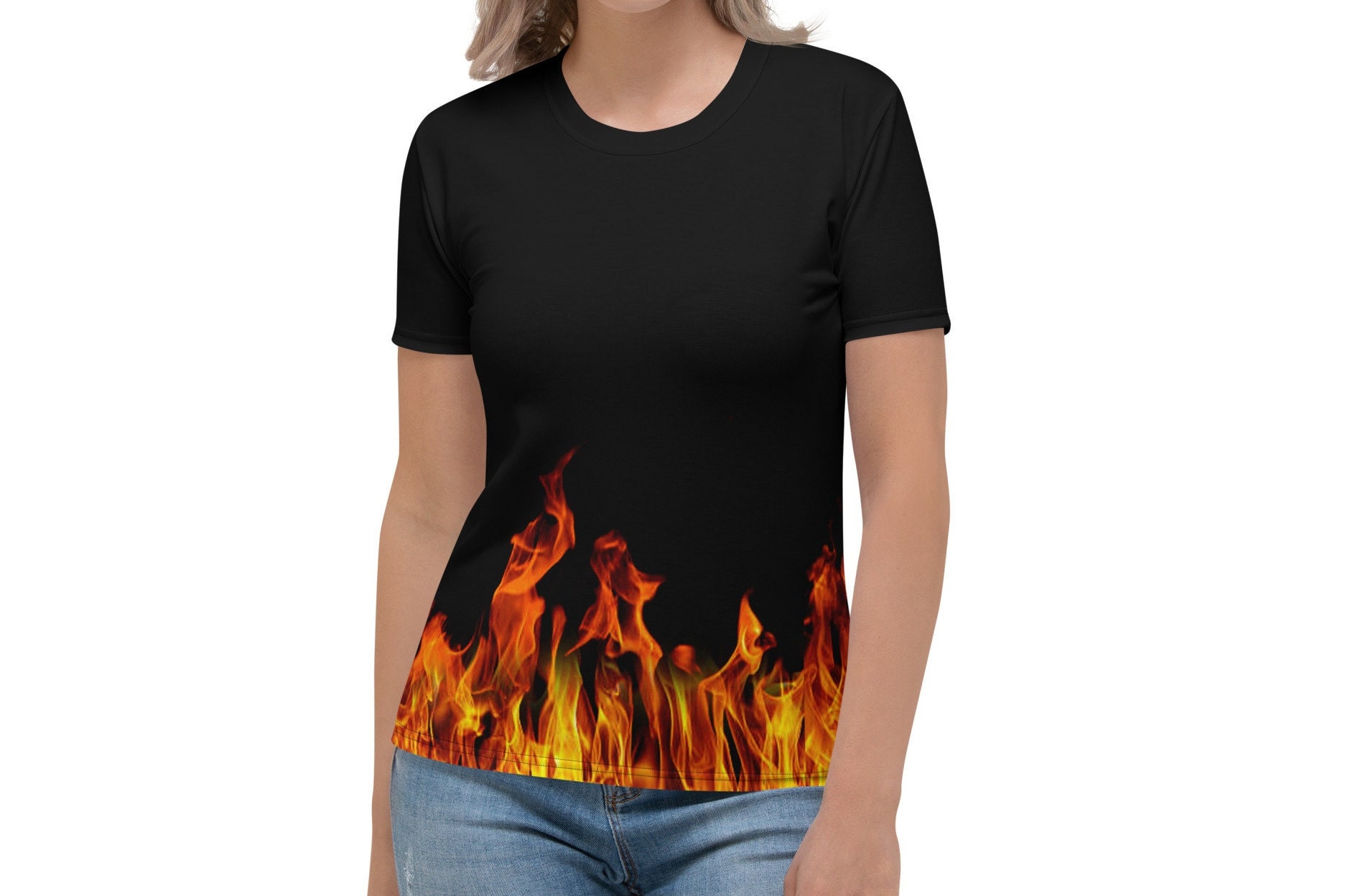 Fire Flame T Shirt - Etsy