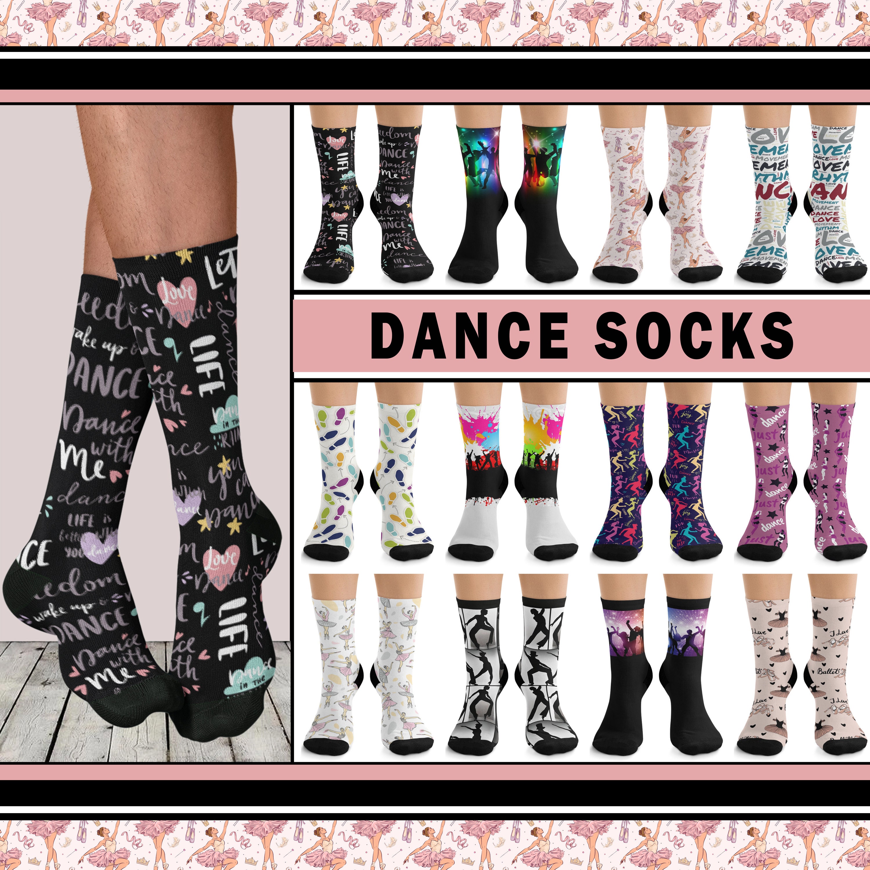 Knitted Warm Dance Practice Ballet Socks - China Irish Dance Socks