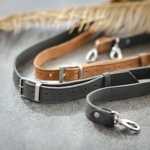 Leather Crossbody Strap, Leather Purse Straps, Leather Adjustable Shoulder Strap, Leather Straps For Leather Bags