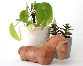 Horse Sculpture 24 | Terracotta Clay