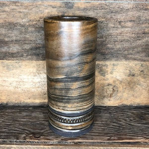 Wazon z kamionki vintage szwedzkiej Irmy Yourstone - MCM/Mid Century Modern Scandinavian Studio Pottery