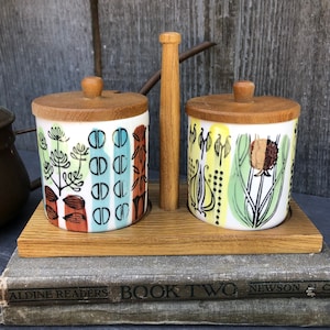 ヴィンテージJie Gantoftaジイ ガントフタ 調味料セット トレイ付